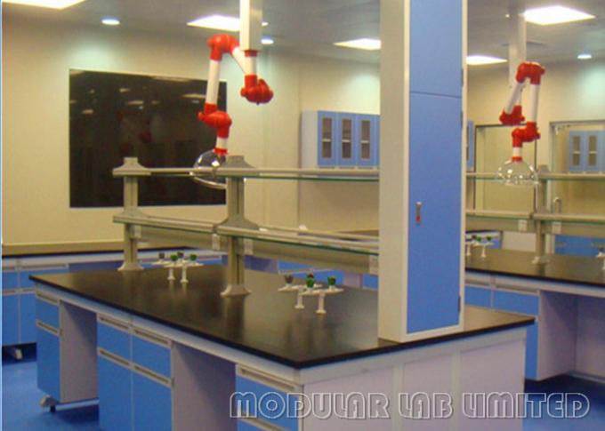 Bancos y gabinetes modulares de laboratorio de la estructura de acero