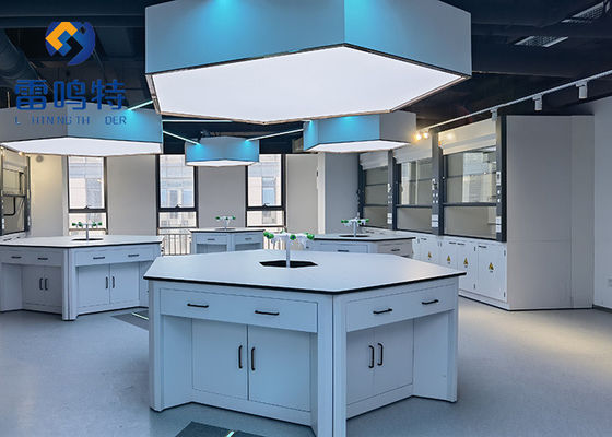 Marco hexagonal de la química 1,0 CRS de la ciencia de la sala de clase de la tabla de trabajo de laboratorio del ODM