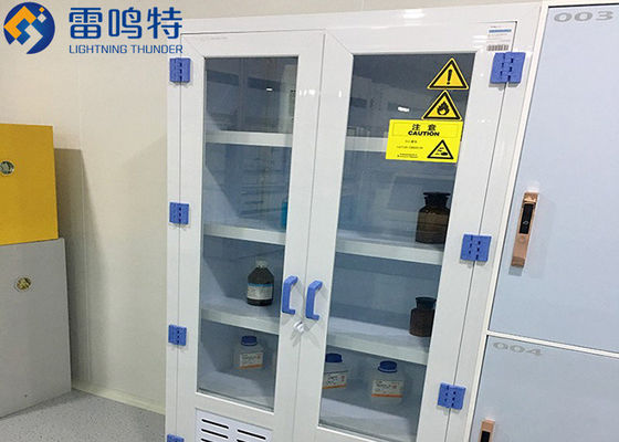 Gabinete de almacenamiento del laboratorio de la escuela/muebles a prueba de polvo 1.5m m del laboratorio del hospital
