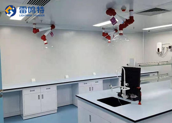 Manija química incombustible de los muebles Ss304 del laboratorio del banco de trabajo moderno